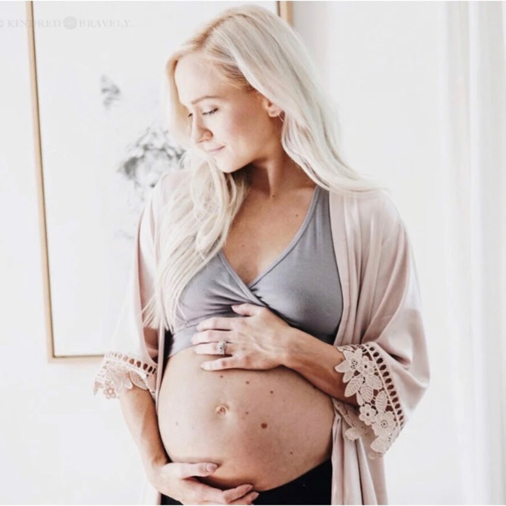 NWT Kindred Bravely French Terry Racerback Nursing & Sleep Bra